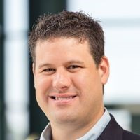 man smiling at camera